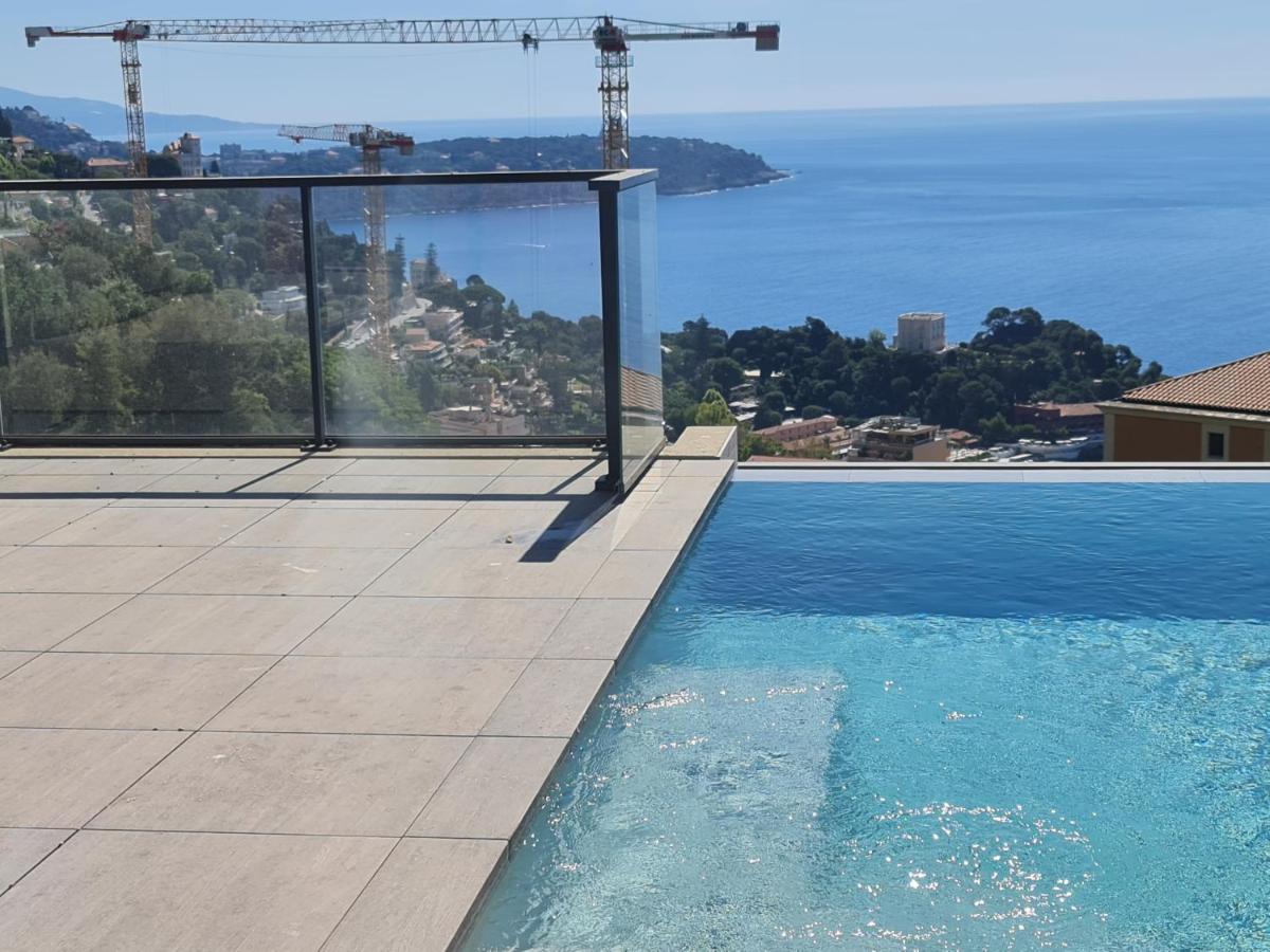 Monaco View, Pool, Garage, 100 M2 Terrace Lejlighed Beausoleil Eksteriør billede